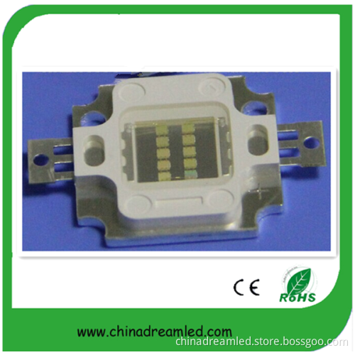 high quality10w green led diode 12v 9v 520nm 530nm epileds 45mil chip led